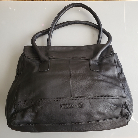 Rocha John Rocha Black Leather Handbag - Picture 7 of 11